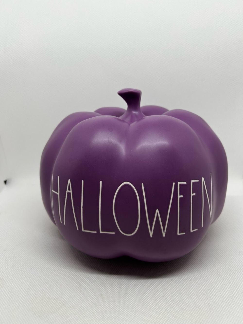 Rae Dunn Purple Halloween Pumpkin Decor